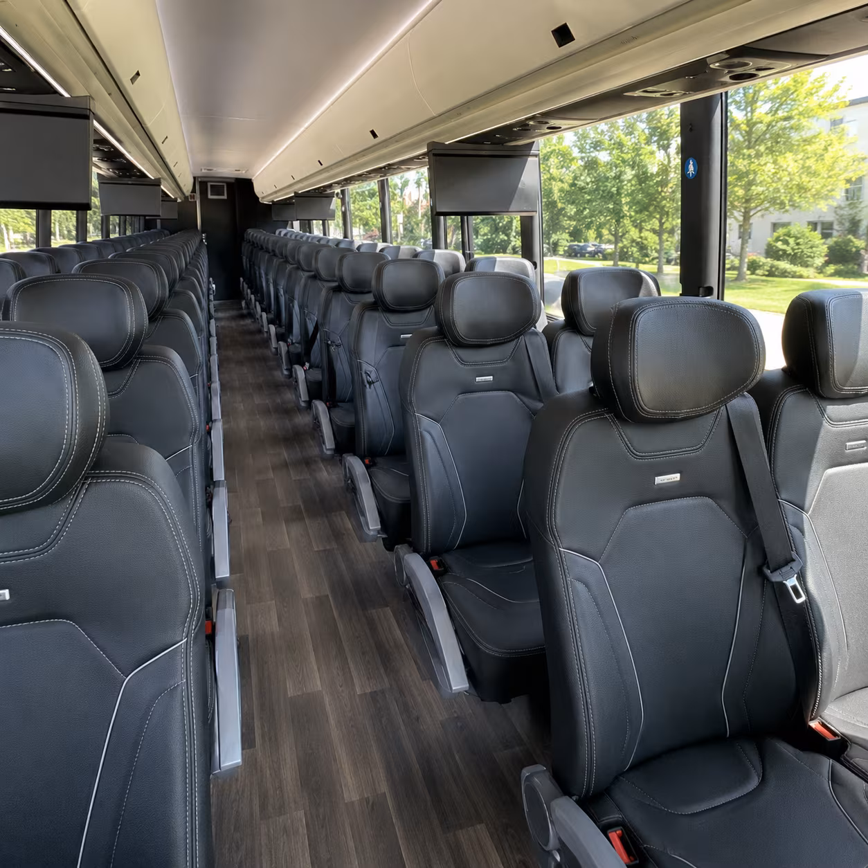 billings charter bus interior gallery